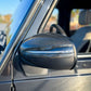 Mercedes G-Class carbon fiber mirror cap cover on side mirror, glossy black