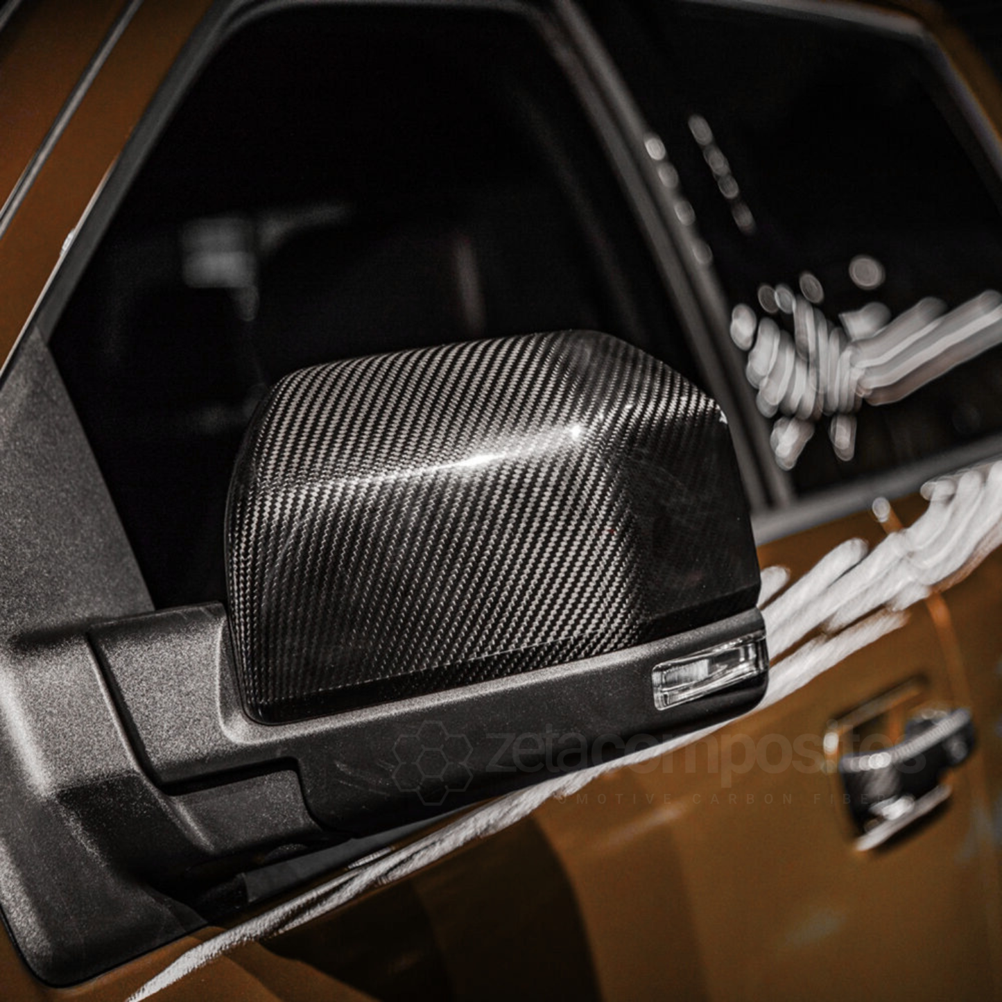 Carbon Fiber Mirror Cap Covers For Ford F150 / Raptor (2015'-2020')