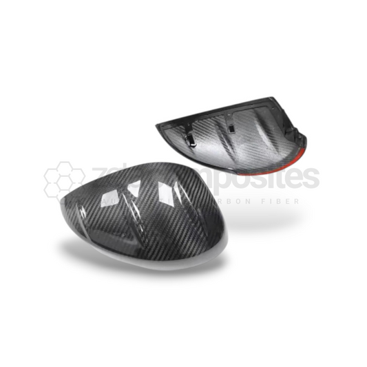 Carbon Fiber Wing Style Mirror Cap Replacements for 2022+ Honda Civic