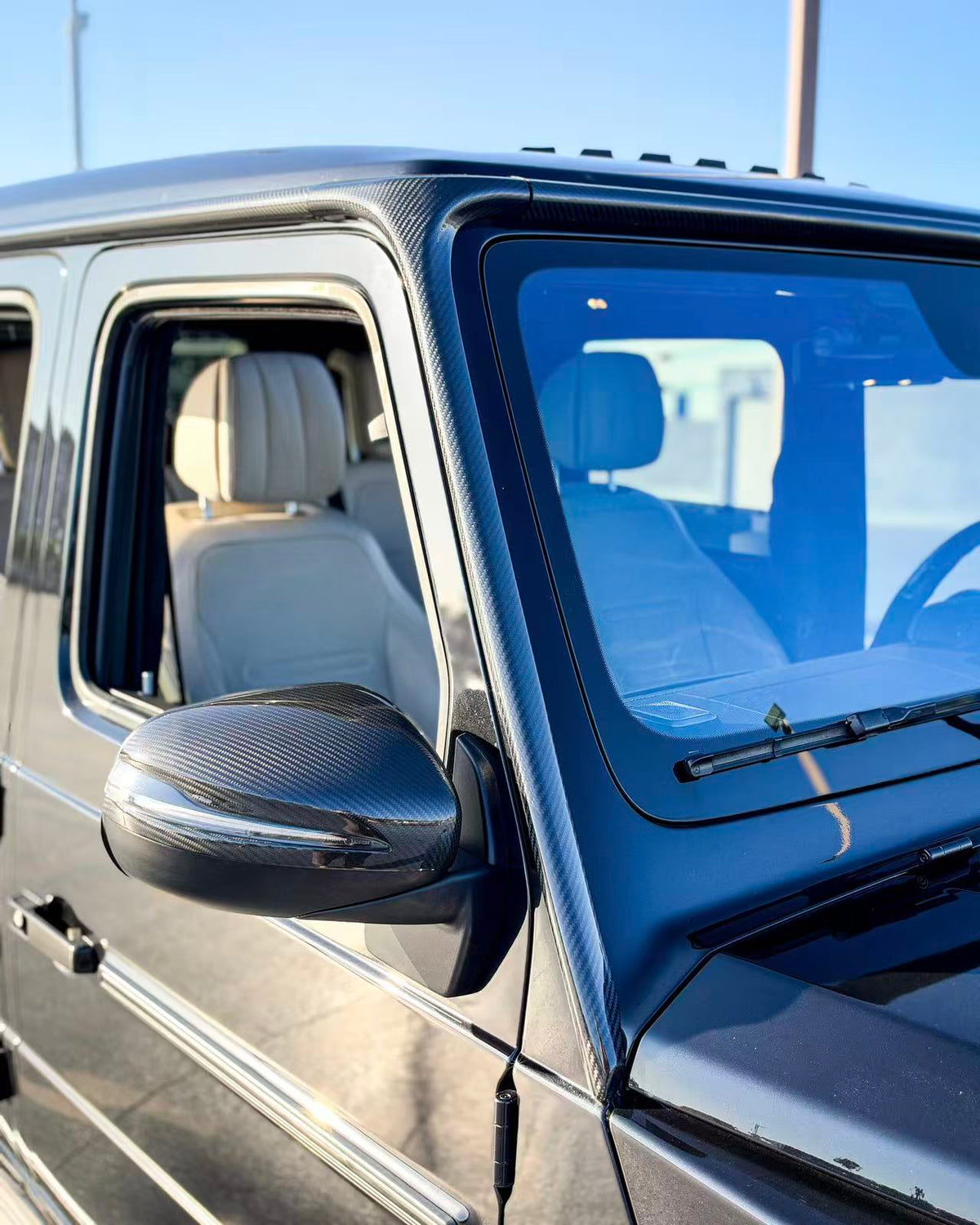 (2019'+) Mercedes G Class W464 G550 G63 Carbon Fiber Moulding Covers Package