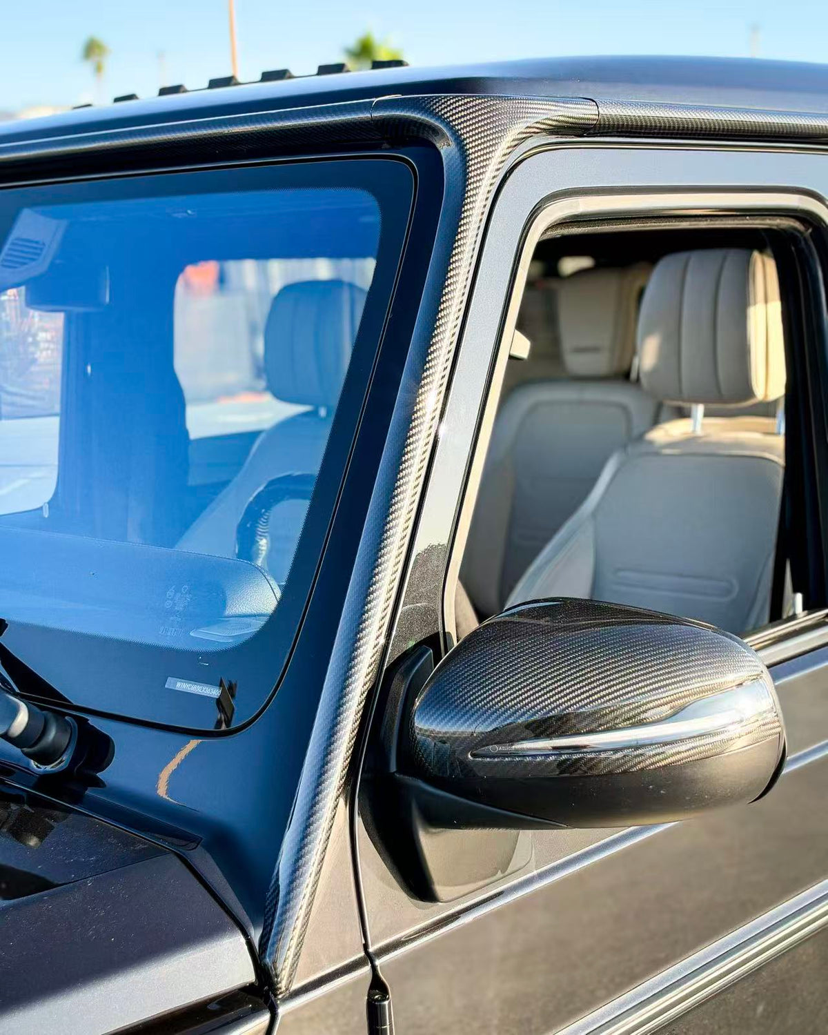 (2019'+) Mercedes G Class W464 G550 G63 Carbon Fiber Moulding Covers Package