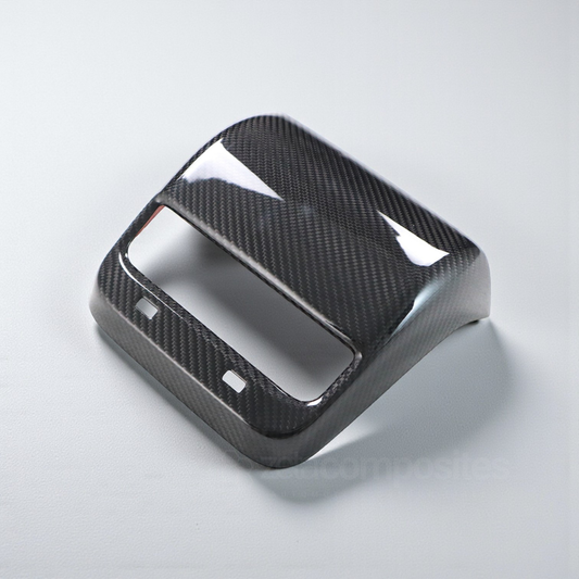 Real Carbon Fiber Rear Outlet Cover for Tesla Model Y / Model 3