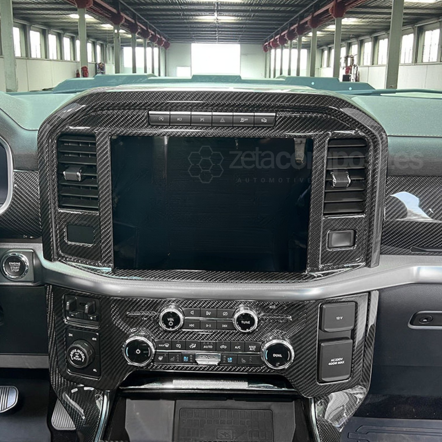 Carbon Fiber Screen Panel Cover for F150 (2021'+)