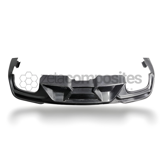 mustang carbon fiber shelby gt500 style diffuser
