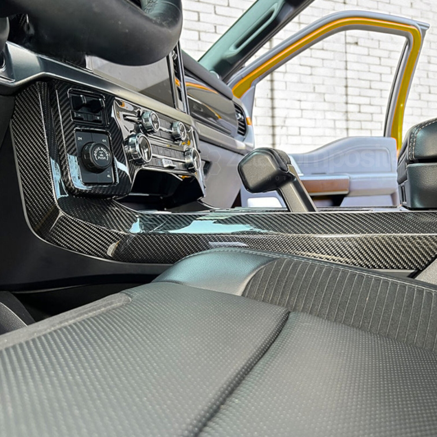 Carbon Fiber Center Console Side Covers for F150 (2021'+)