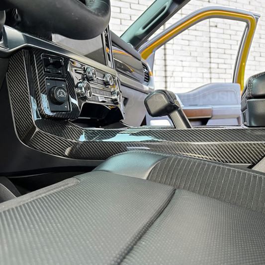 Carbon Fiber Center Console Side Covers for F150 (2021'+)
