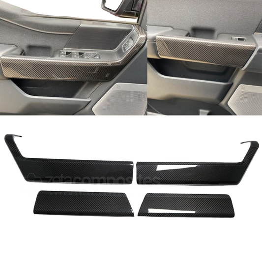 Carbon Fiber Door Panel Cover for F150 (2021'+)