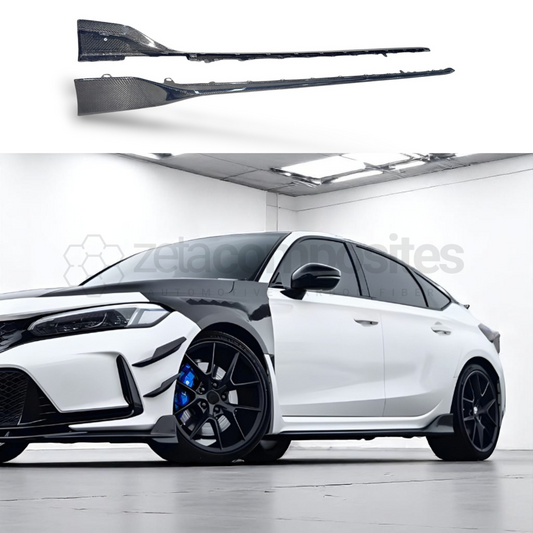 Carbon Fiber Side Skirts for 11th Gen Civic FL5 Type R
