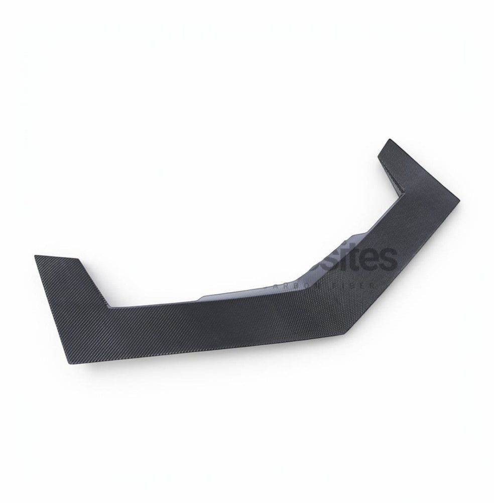 carbon fiber spoiler for cadillac from top view