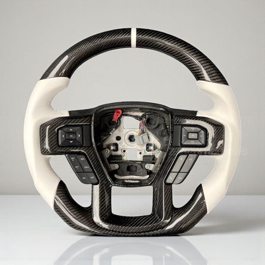 Carbon Fiber Steering Wheel for Ford F150 / Raptor (15'-20')