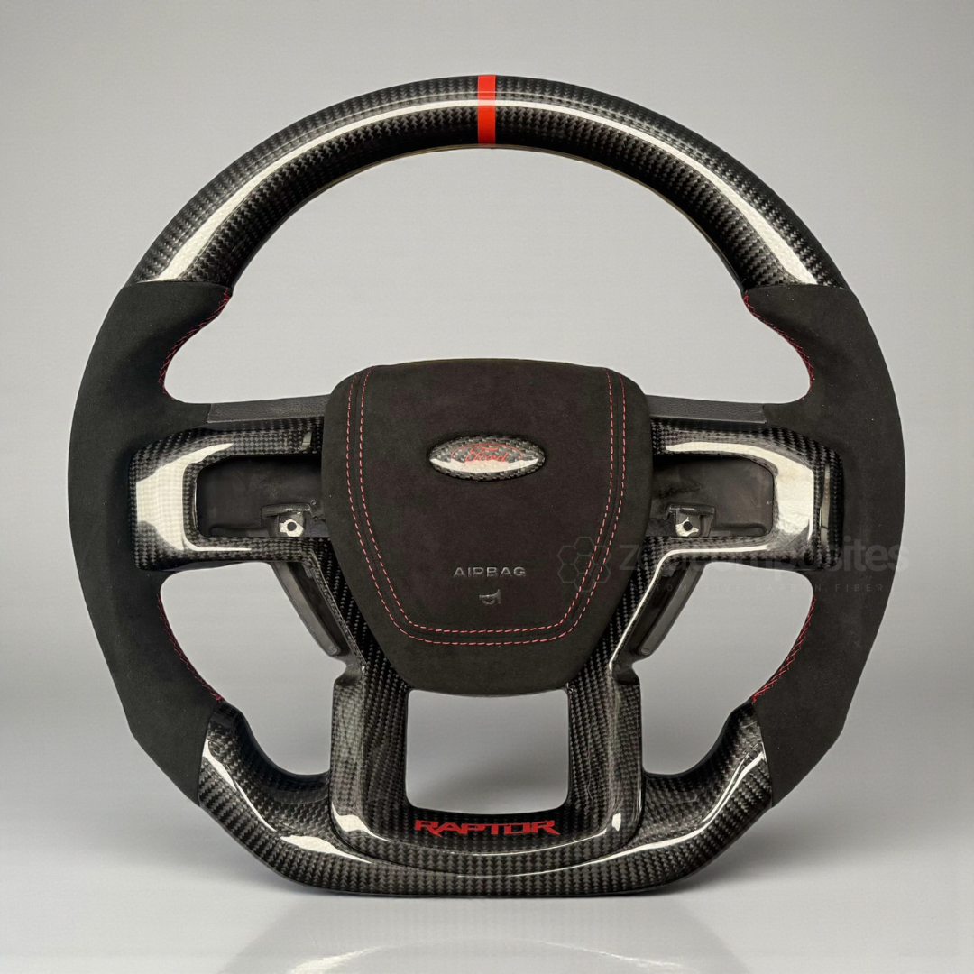Carbon Fiber Steering Wheel for Ford F150 / Raptor (15'-20')