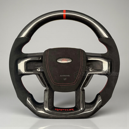 Carbon Fiber Steering Wheel for Ford F150 / Raptor (15'-20')