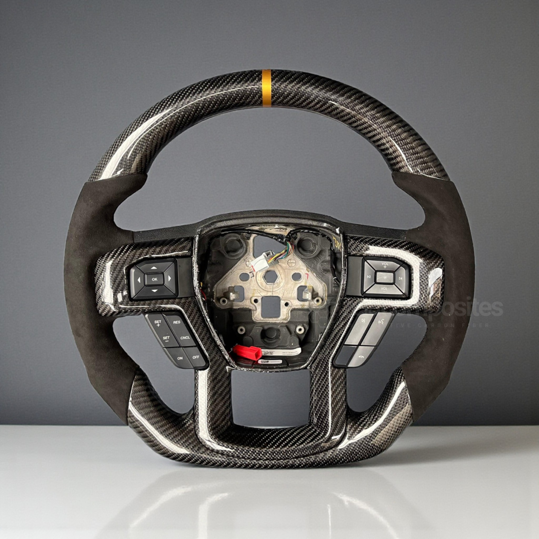 Carbon Fiber Steering Wheel for Ford F150 / Raptor (15'-20')
