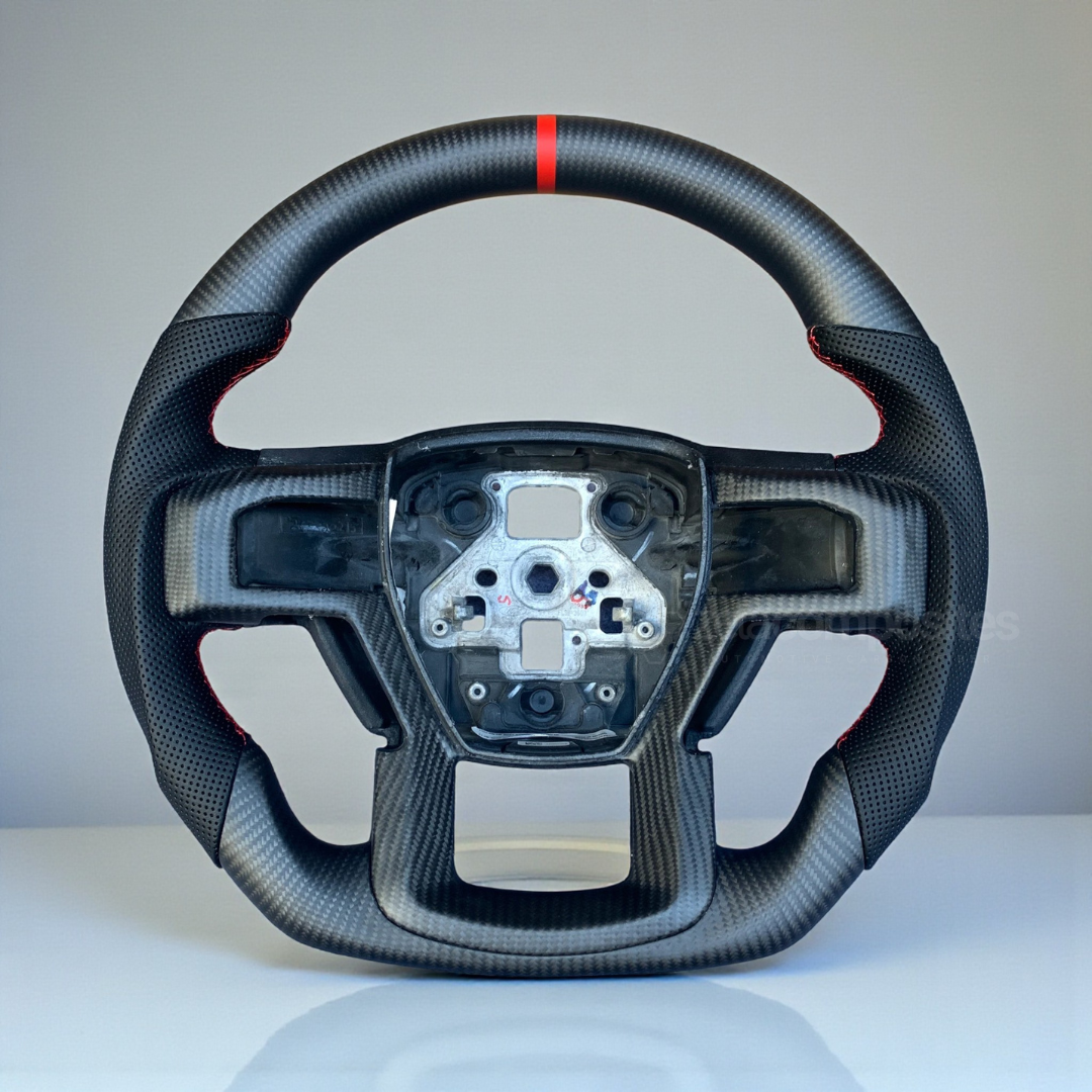 Carbon Fiber Steering Wheel for Ford F150 / Raptor (15'-20')