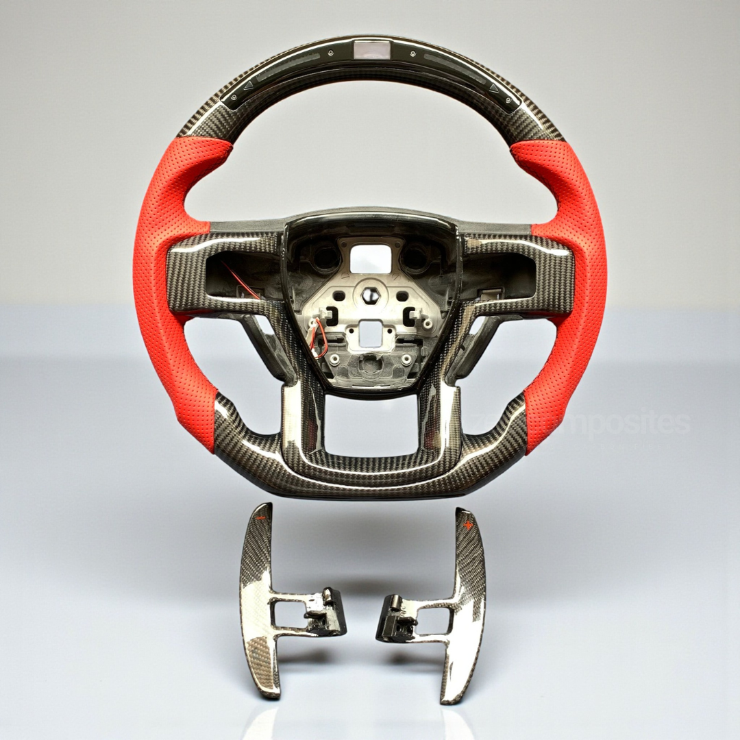 Carbon Fiber Steering Wheel for Ford F150 / Raptor (15'-20')