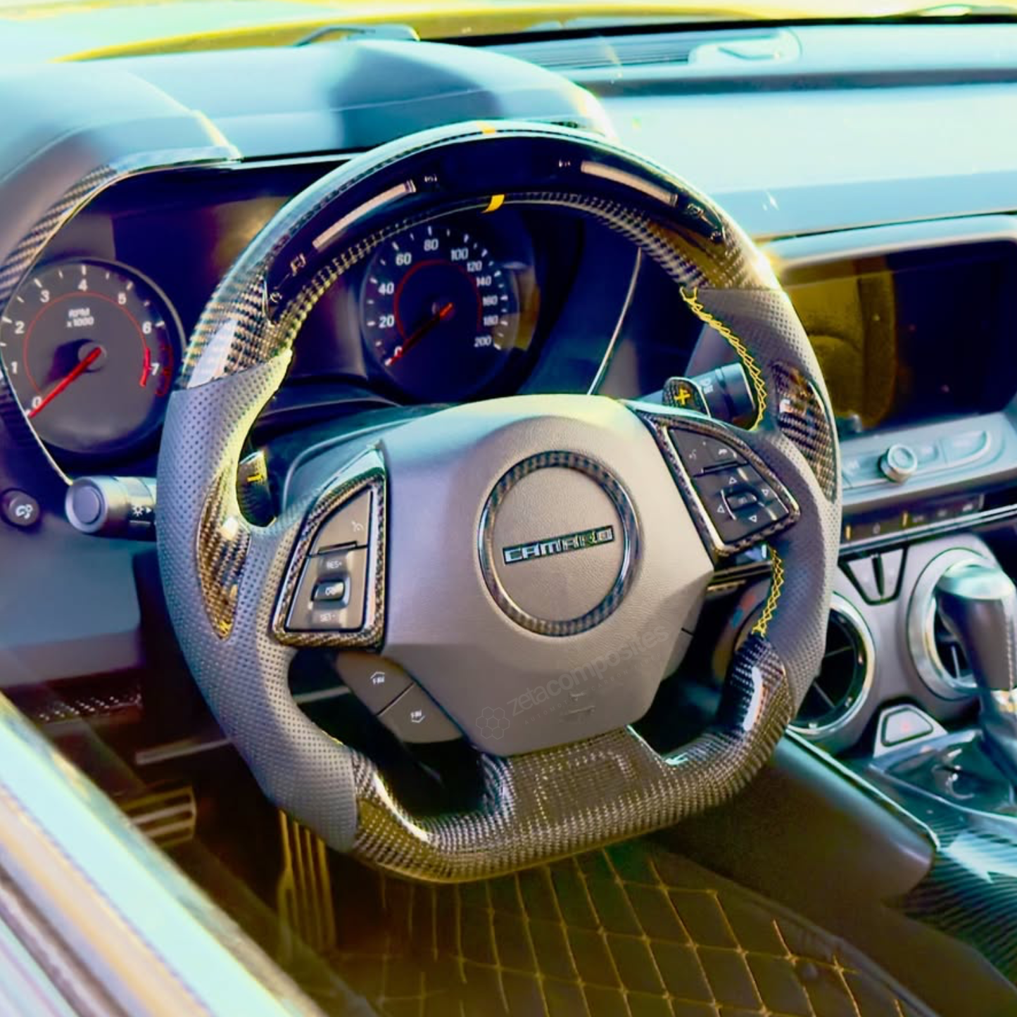 Carbon Fiber Steering Wheel for 6th Gen Camaro  SS | ZL1 | RS (2016'-2024')