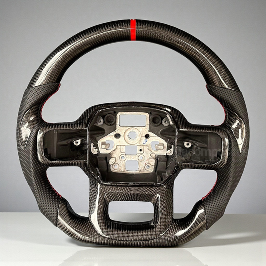 Carbon Fiber Steering Wheel for Ford F150 / Raptor 2021+