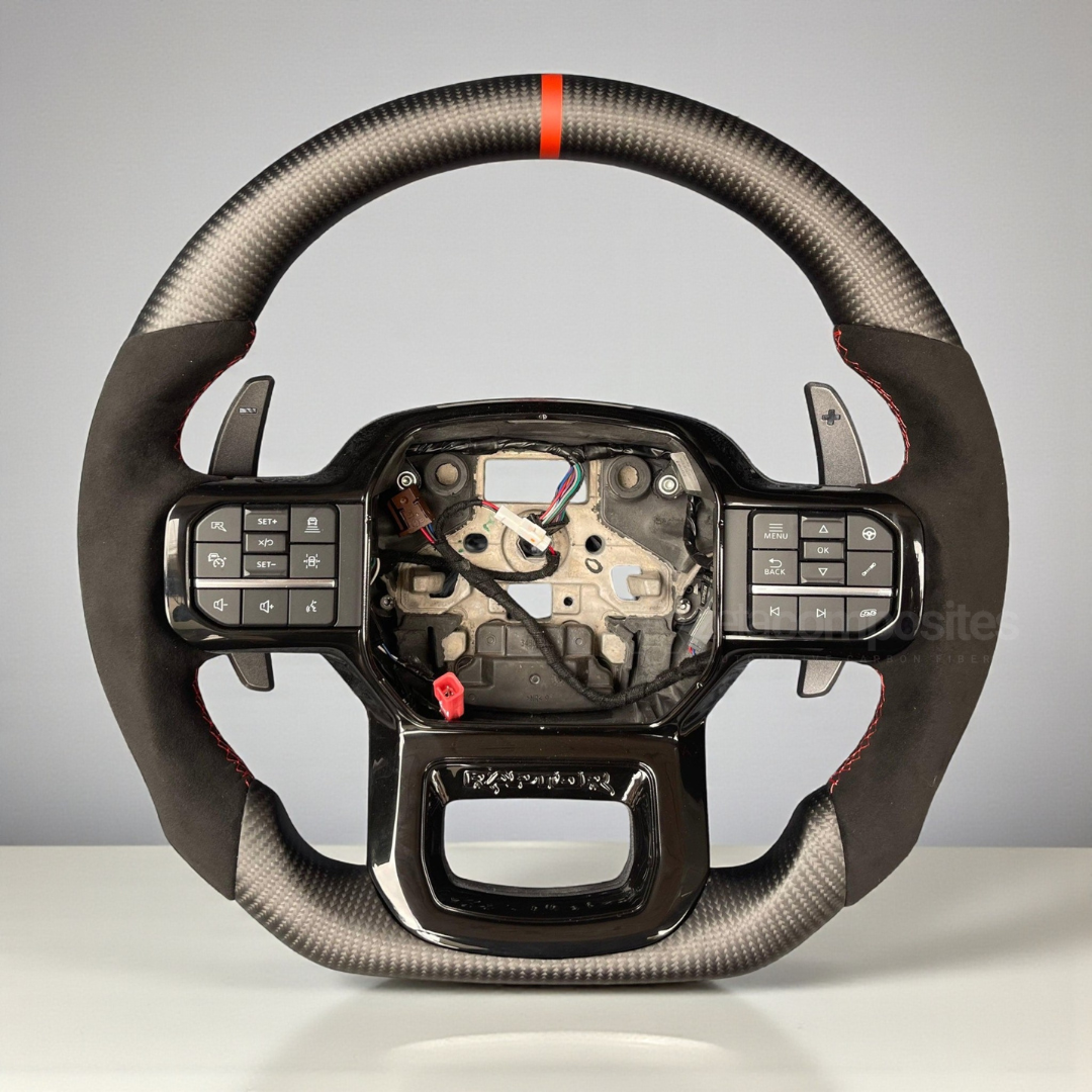 Carbon Fiber Steering Wheel for Ford F150 / Raptor 2021+