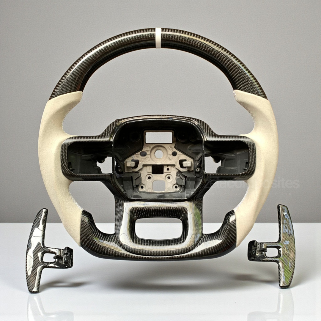 Carbon Fiber Steering Wheel for Ford F150 / Raptor 2021+