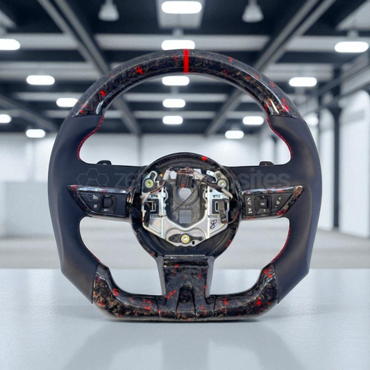 Carbon Fiber Steering Wheel for 2010-2011 Camaro (Carbon Button Frame Included)