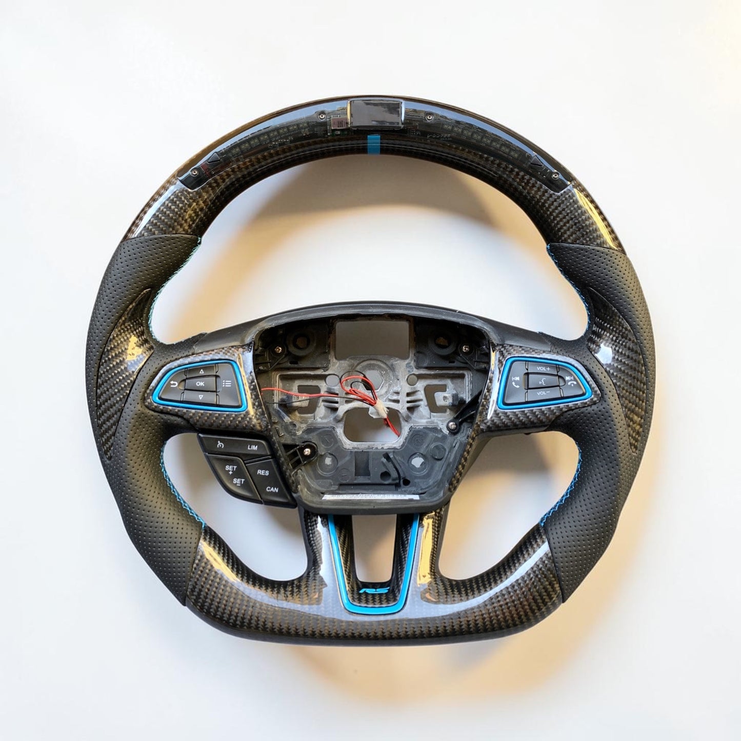 Carbon Fiber Steering Wheel for Ford Focus RS and ST | Fusion | Edge | Fiesta