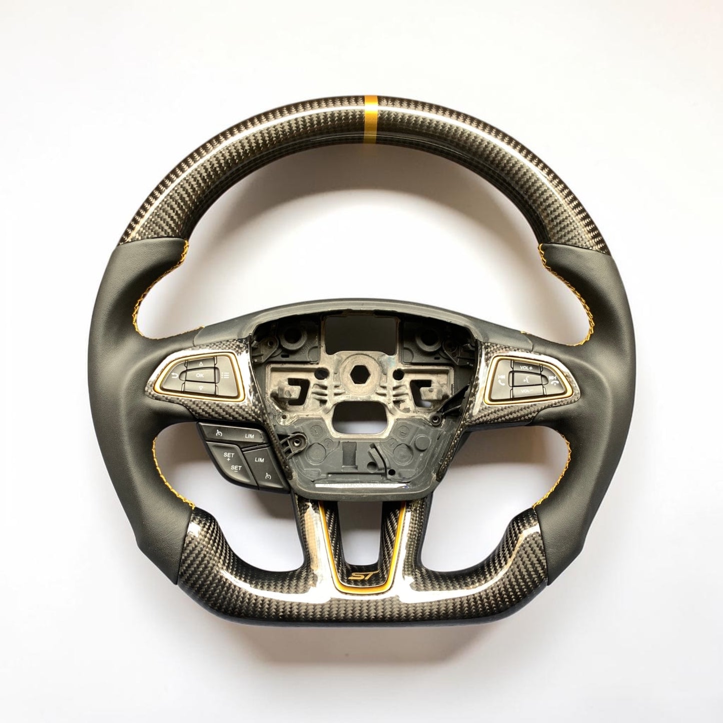 Carbon Fiber Steering Wheel for Ford Focus RS and ST | Fusion | Edge | Fiesta