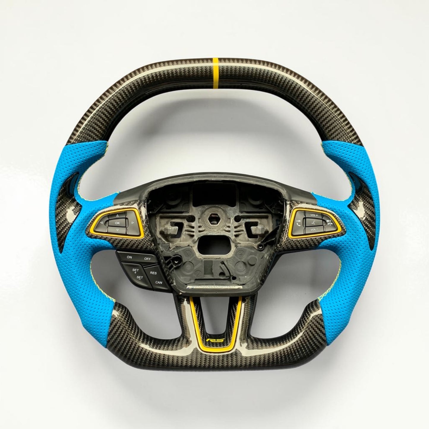 Carbon Fiber Steering Wheel for Ford Focus RS and ST | Fusion | Edge | Fiesta