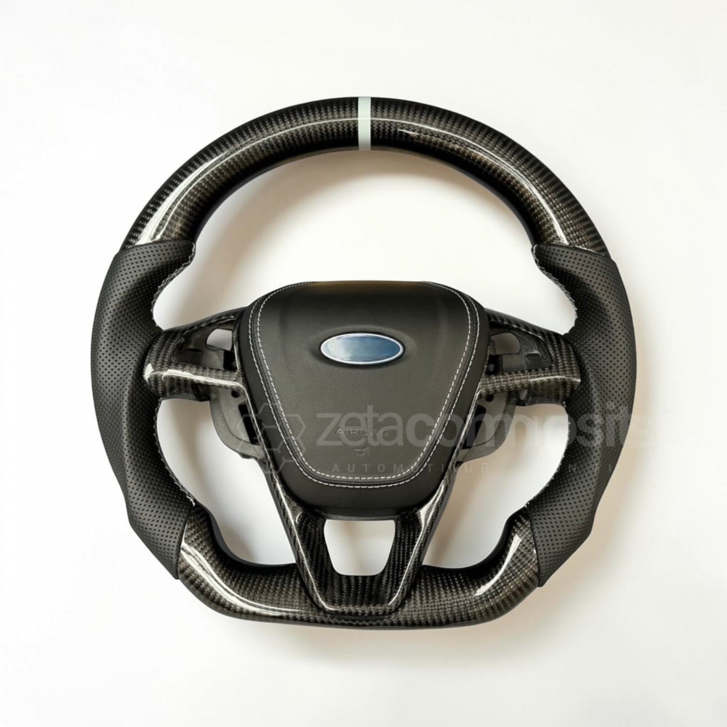 Carbon Fiber Steering Wheel for Ford Focus RS and ST | Fusion | Edge | Fiesta