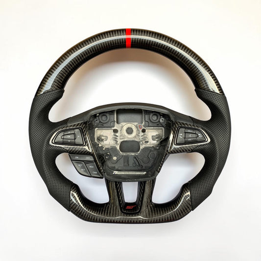 Carbon Fiber Steering Wheel for Ford Focus RS and ST | Fusion | Edge | Fiesta