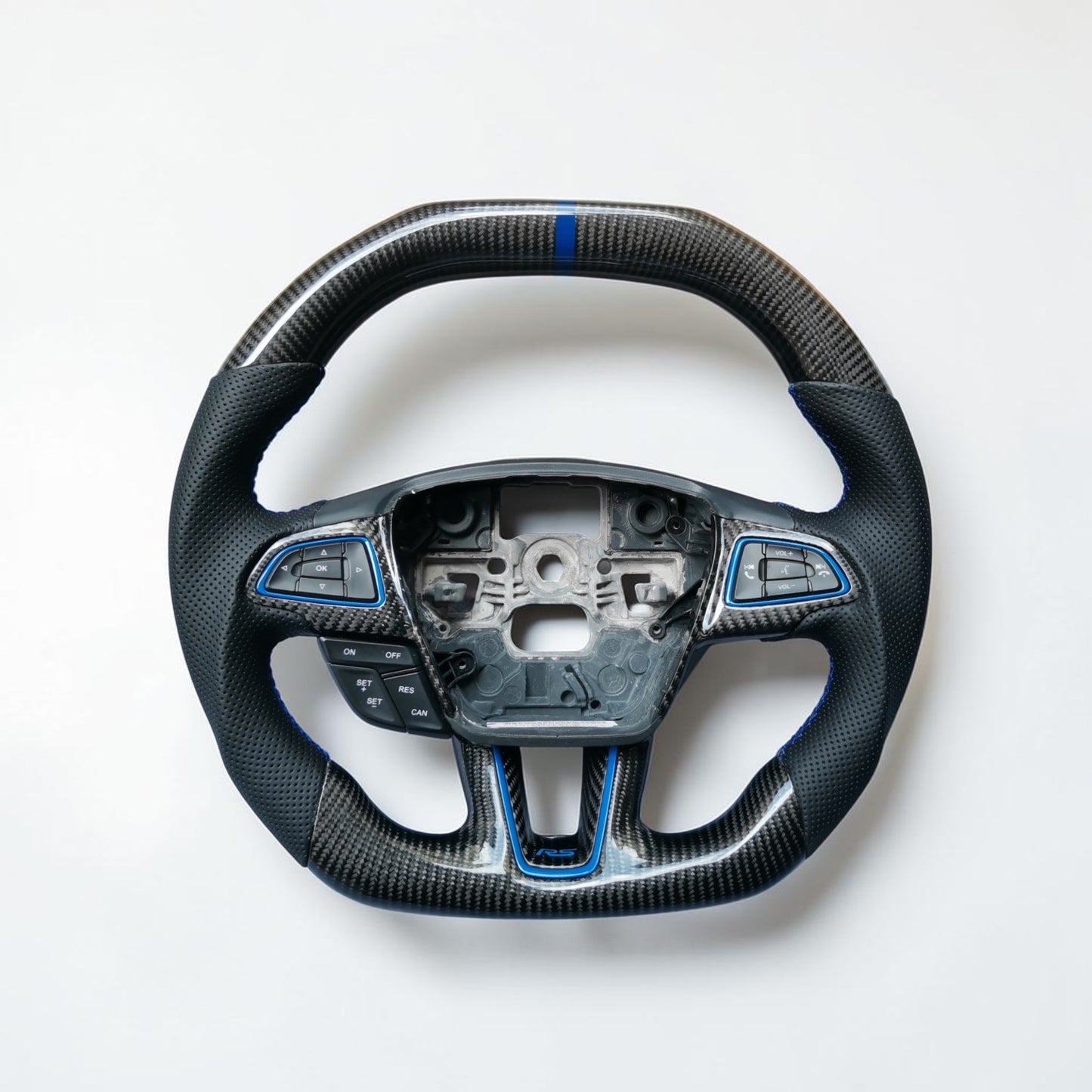 Carbon Fiber Steering Wheel for Ford Focus RS and ST | Fusion | Edge | Fiesta