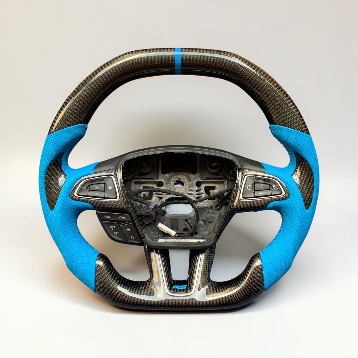 Carbon Fiber Steering Wheel for Ford Focus RS and ST | Fusion | Edge | Fiesta