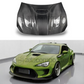 Carbon Fiber Hood Scion FRS / Subaru BRZ / Toyota 86 2013-2020 - Intake Style