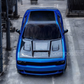 transparent window hood carbon fiber dodge challenger