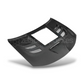 carbon fiber glass transparent hood for dodge charger