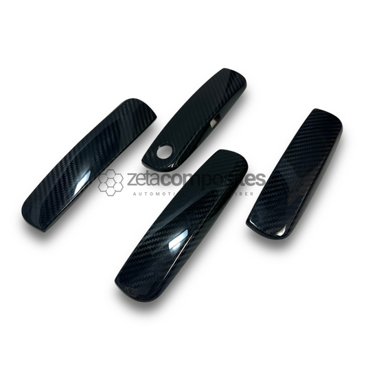 2015+ Dodge Charger/Challenger Real Carbon Fiber Door Handle Covers Set