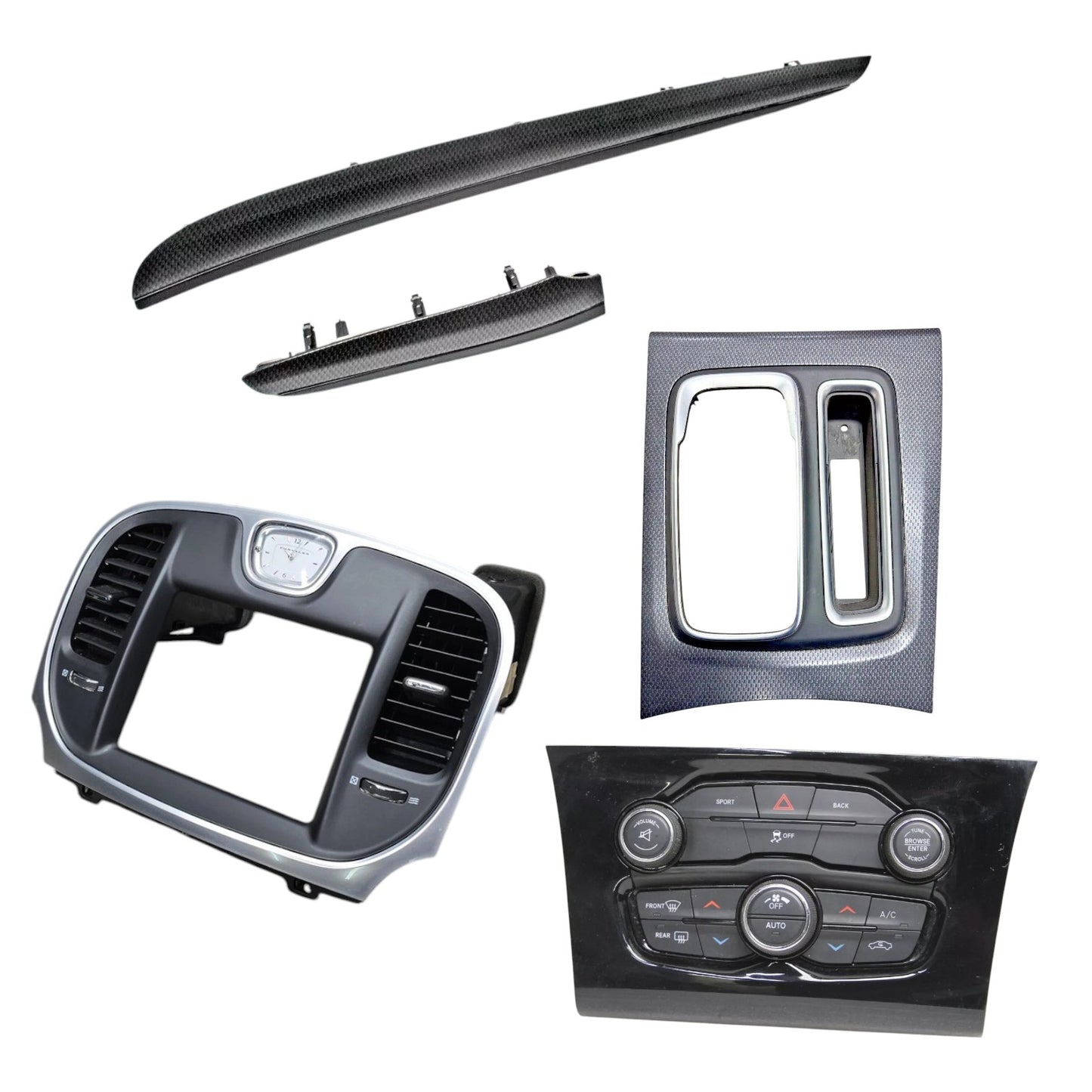 ZetaC™ 2015-2023 Chrysler 300 Carbon Fiber Interior Direct Replacement Package