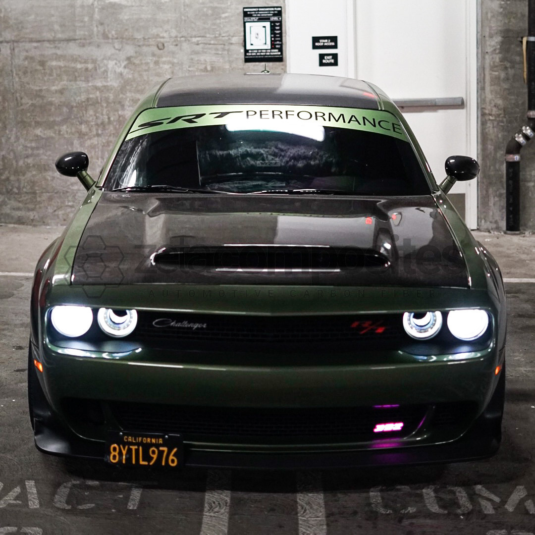 carbon fiber demon hood for dodge challenger