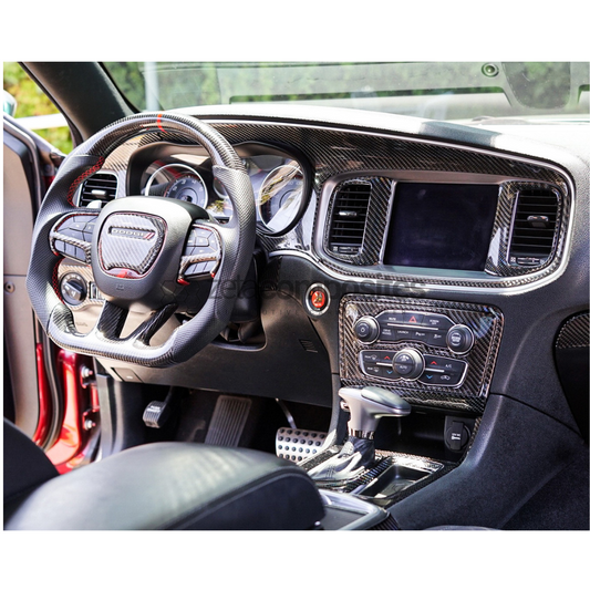 full carbon fiber interior dodge charger