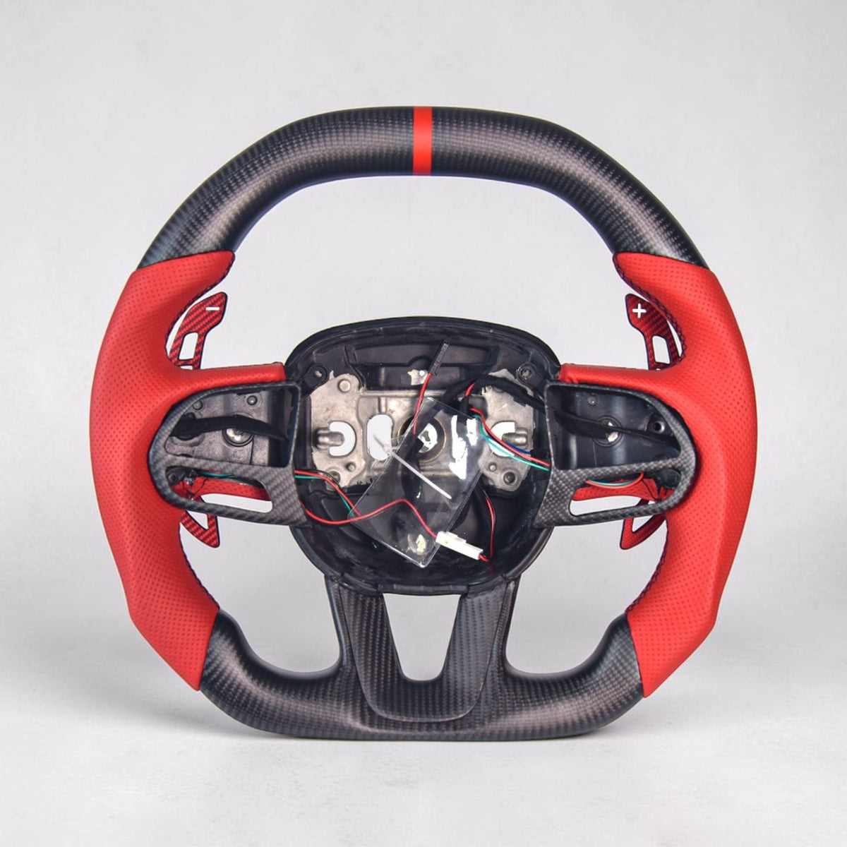Custom Carbon Fiber Steering Wheel for Dodge Charger Challenger Jeep Durango