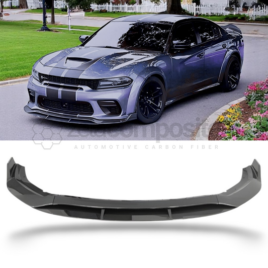 Dodge Charger Carbon Fiber Front Lip 3pc (2015-2023)