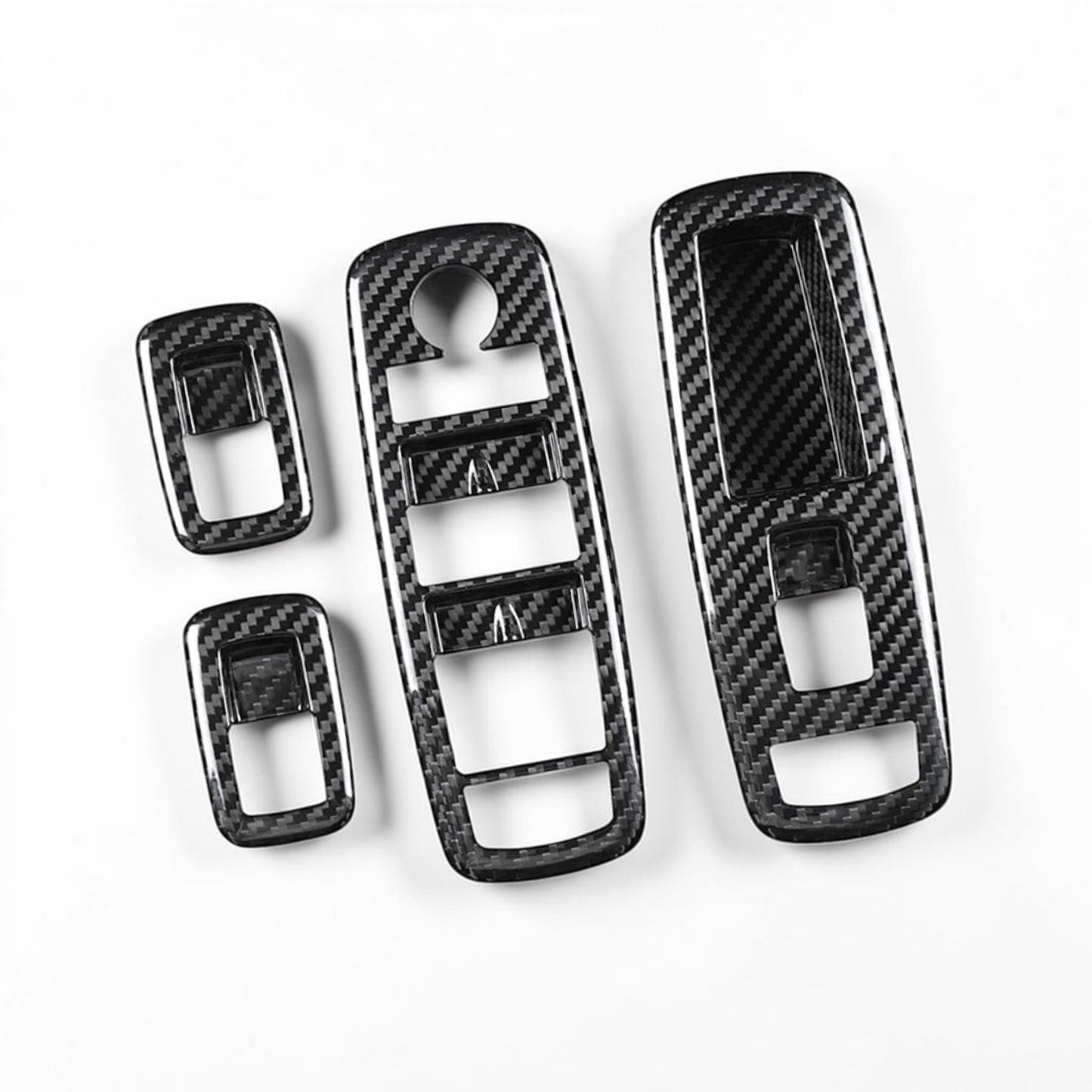 (15'-23') Charger Carbon Fiber Window Switch Covers