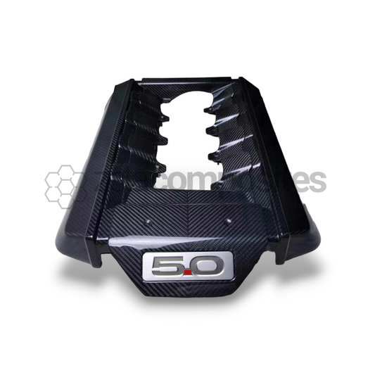 2015-2017 and 2018+ Mustang Carbon Fiber Engine Cover