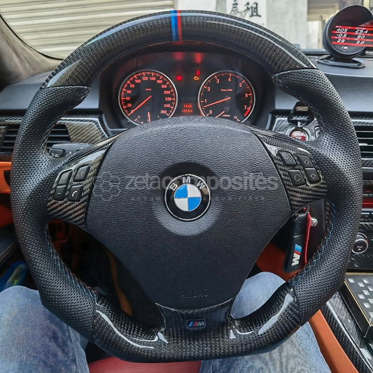 2006-2011 BMW E90/E91/E93/E82 Carbon Fiber Steering Wheel Custom