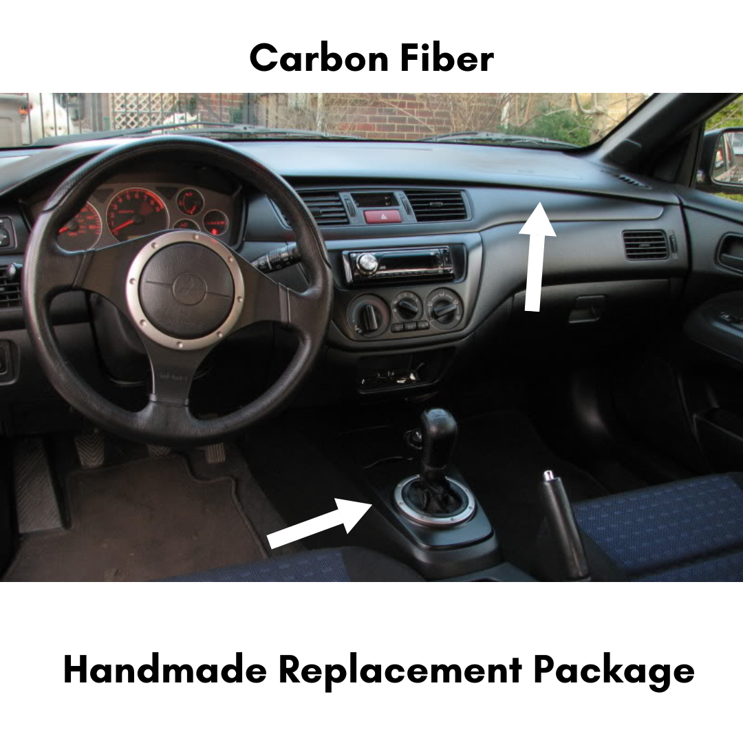 Evo 7 8 9 Carbon Fiber Interior Direct Replacement Package ZetaC™