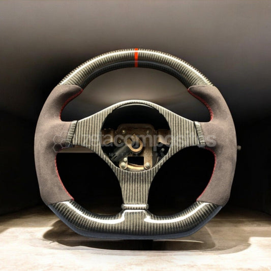 custom carbon fiber steering wheel for evo 7 8 9 