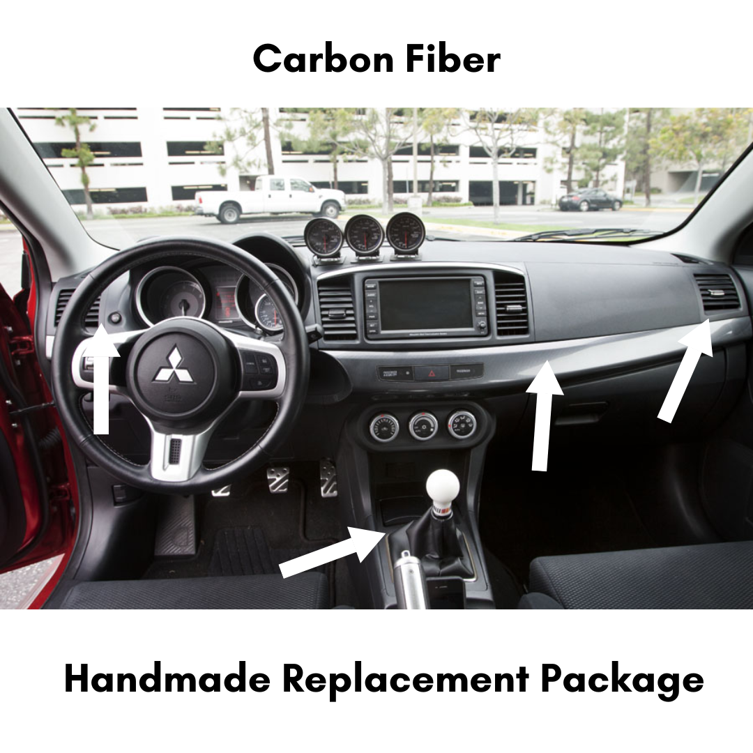 Evo X Carbon Fiber Interior Direct Replacement Package ZetaC™