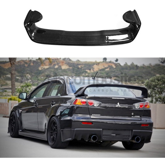 OEM Style Carbon Fiber Rear Spoiler | 2008-2015 Mitsubishi Evo X