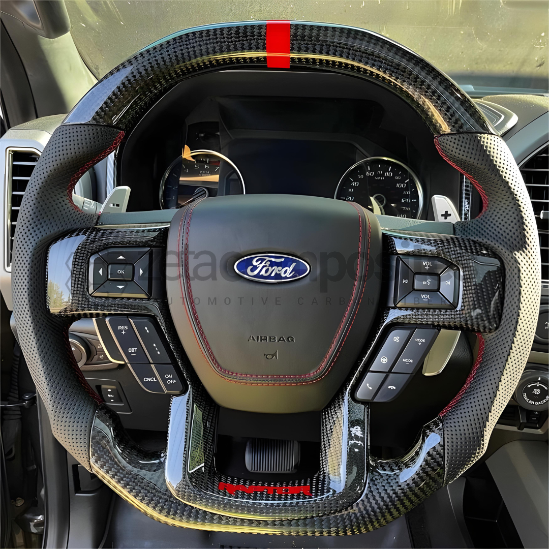 2015-2020 Ford Raptor & F150 Custom Carbon Fiber Steering Wheel