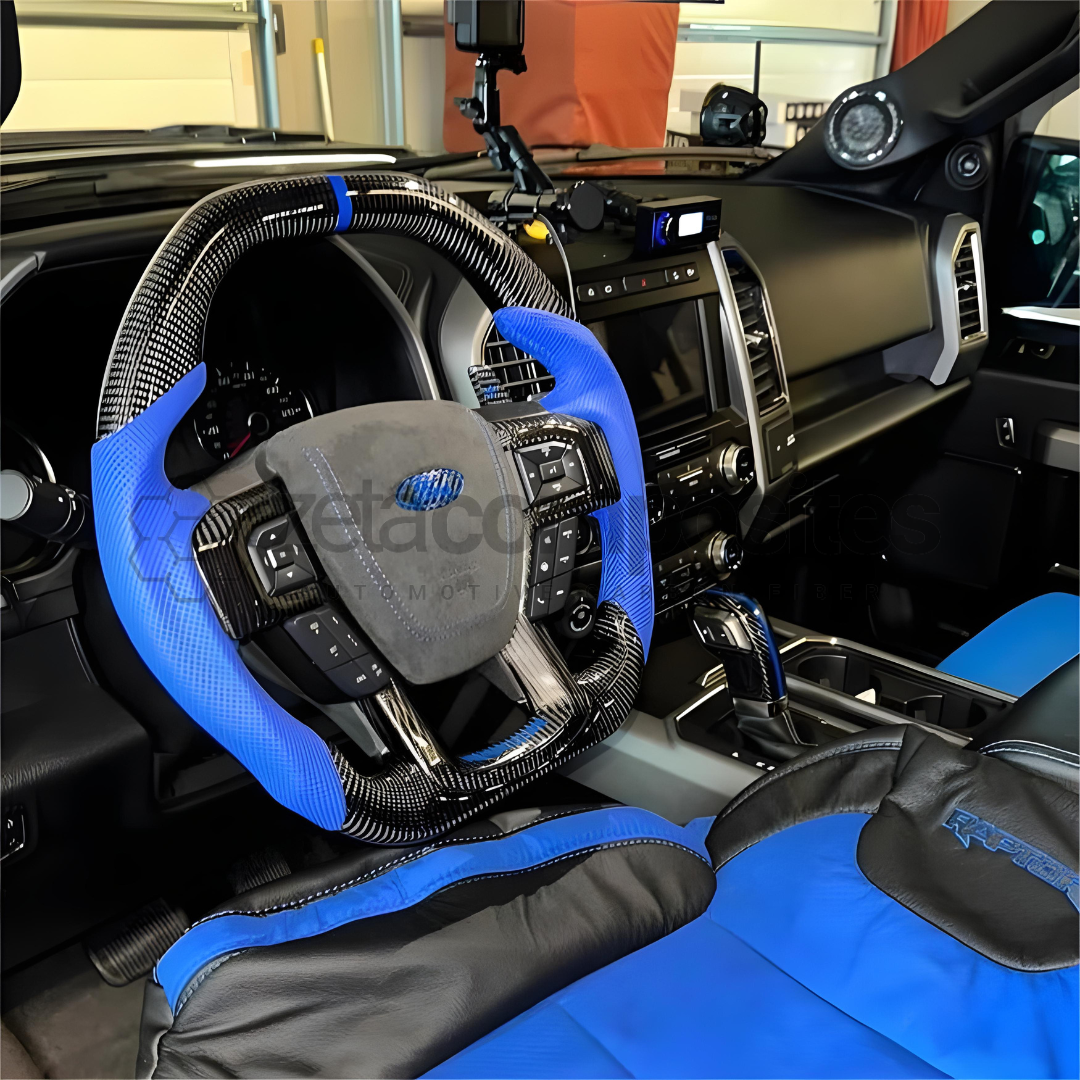 2015-2020 Ford Raptor & F150 Custom Carbon Fiber Steering Wheel