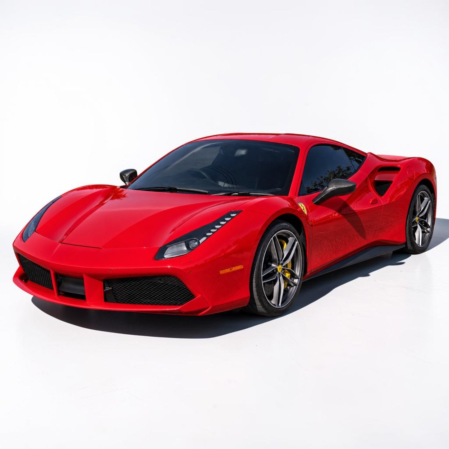 Dry Carbon Fiber Mirror Cap Replacement for 458/488 Models